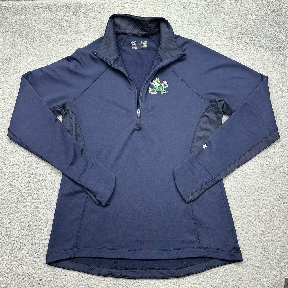 Under Armour UW1291190 Womens Large Notre Dame Fighting Irish 1/4 Zip Pullover